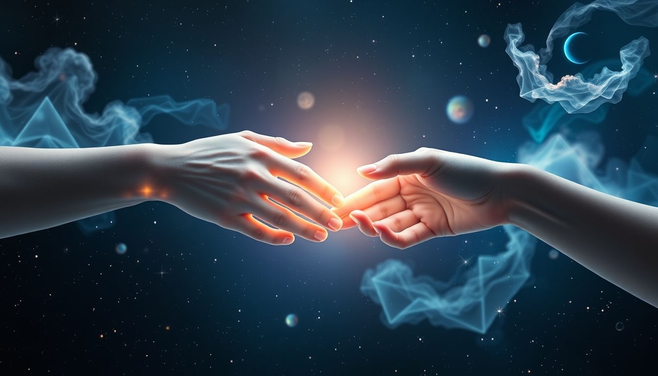 Vijf droomhanddrukken symboliseren vertrouwen, conflicten en nieuwe verbindingen.