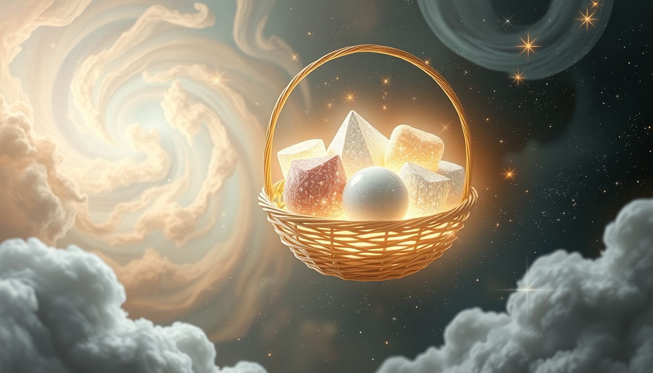 De mand symboliseert zorgzaamheid en verantwoordelijkheid in Roodkapje's droom.