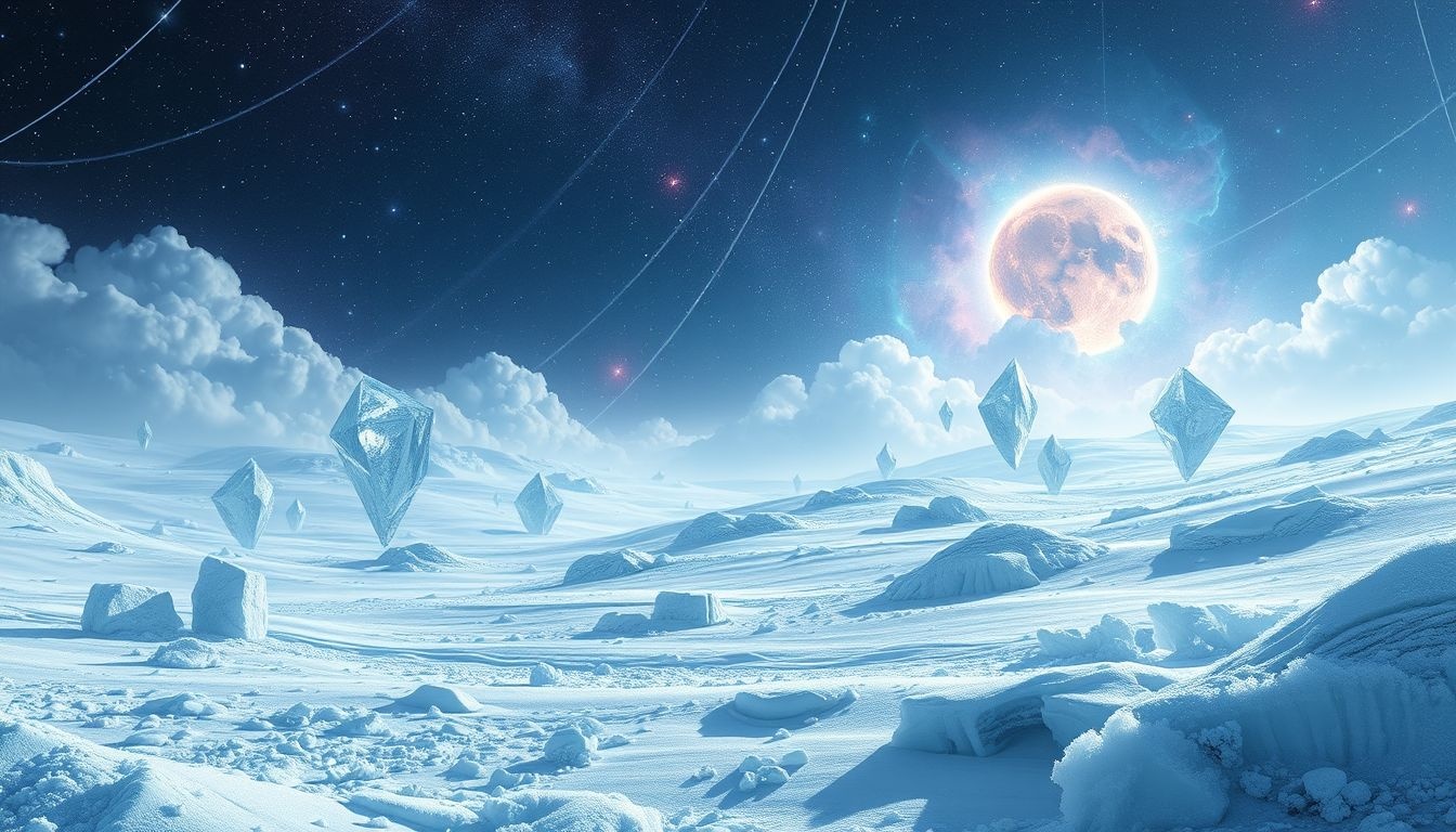 Dromen over bevroren landschappen symboliseren vaak emotionele afstandelijkheid.