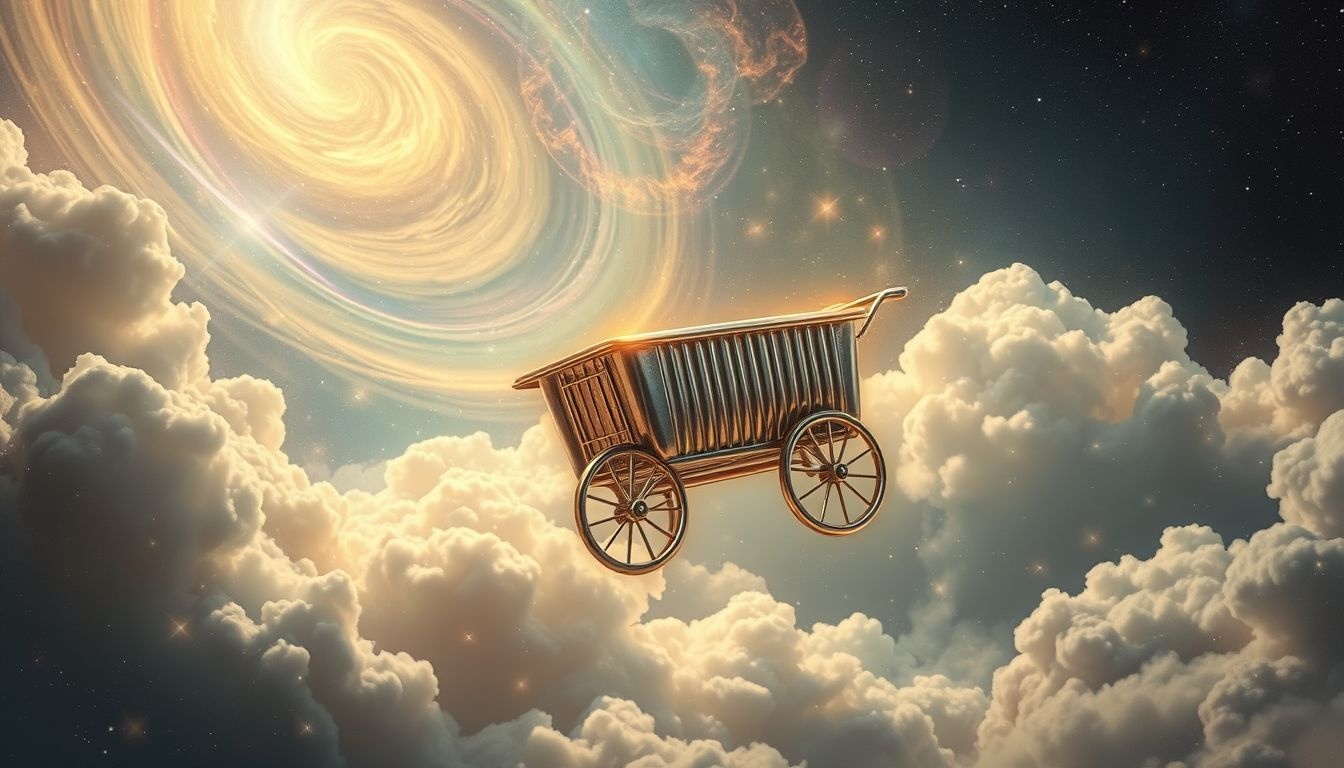 Dromen over een metalen boterkarnton symboliseert duurzaamheid en veerkracht.