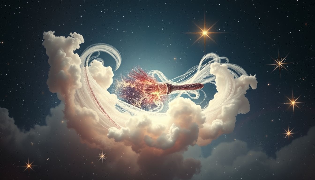 Dromen over oude verfkwasten symboliseren vergeten creativiteit en verandering.