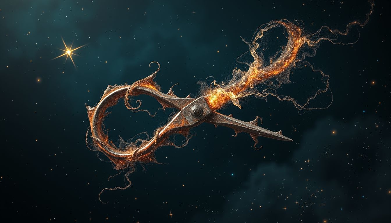 Dromen over een roestige schaar wijzen op oude, onverwerkte emoties.