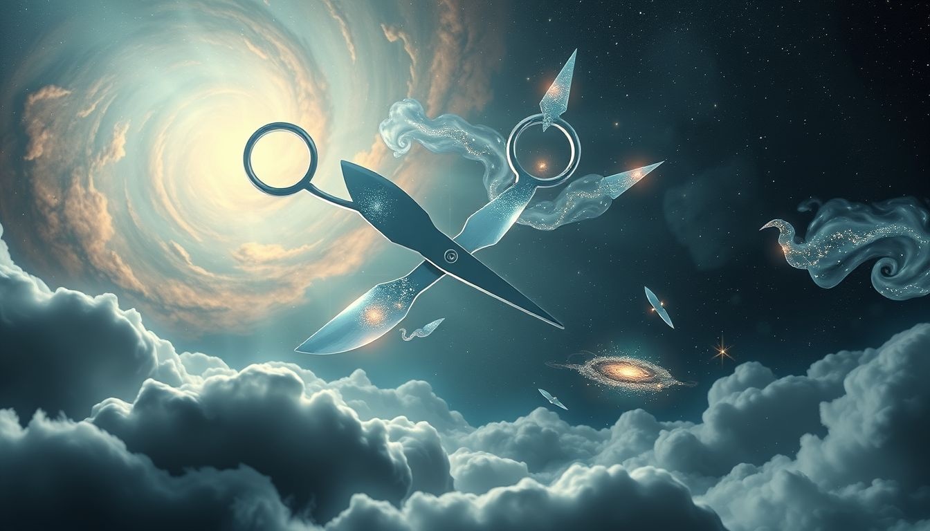 Dromen over een schaar en mes symboliseren innerlijke conflicten en keuzes.