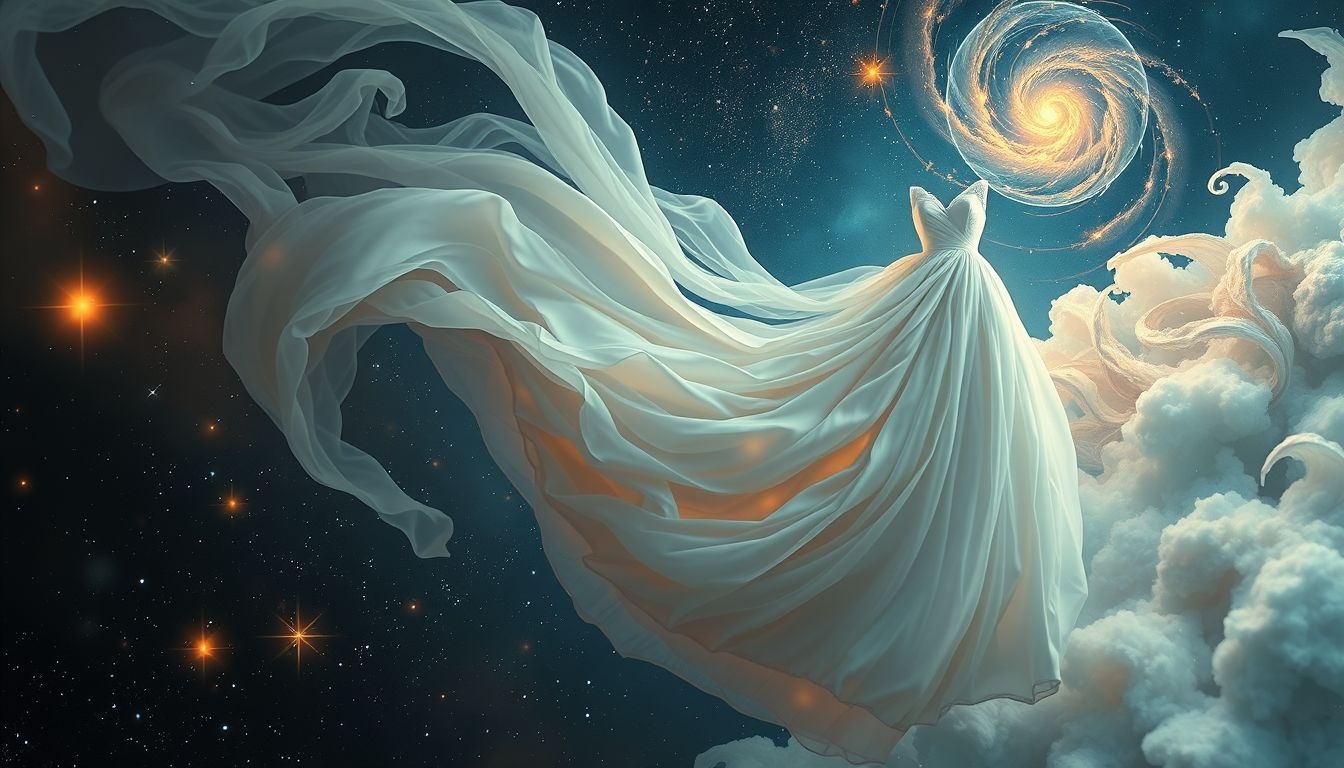 Dromen over een te grote trouwjurk symboliseert onzekerheid en verantwoordelijkheden.