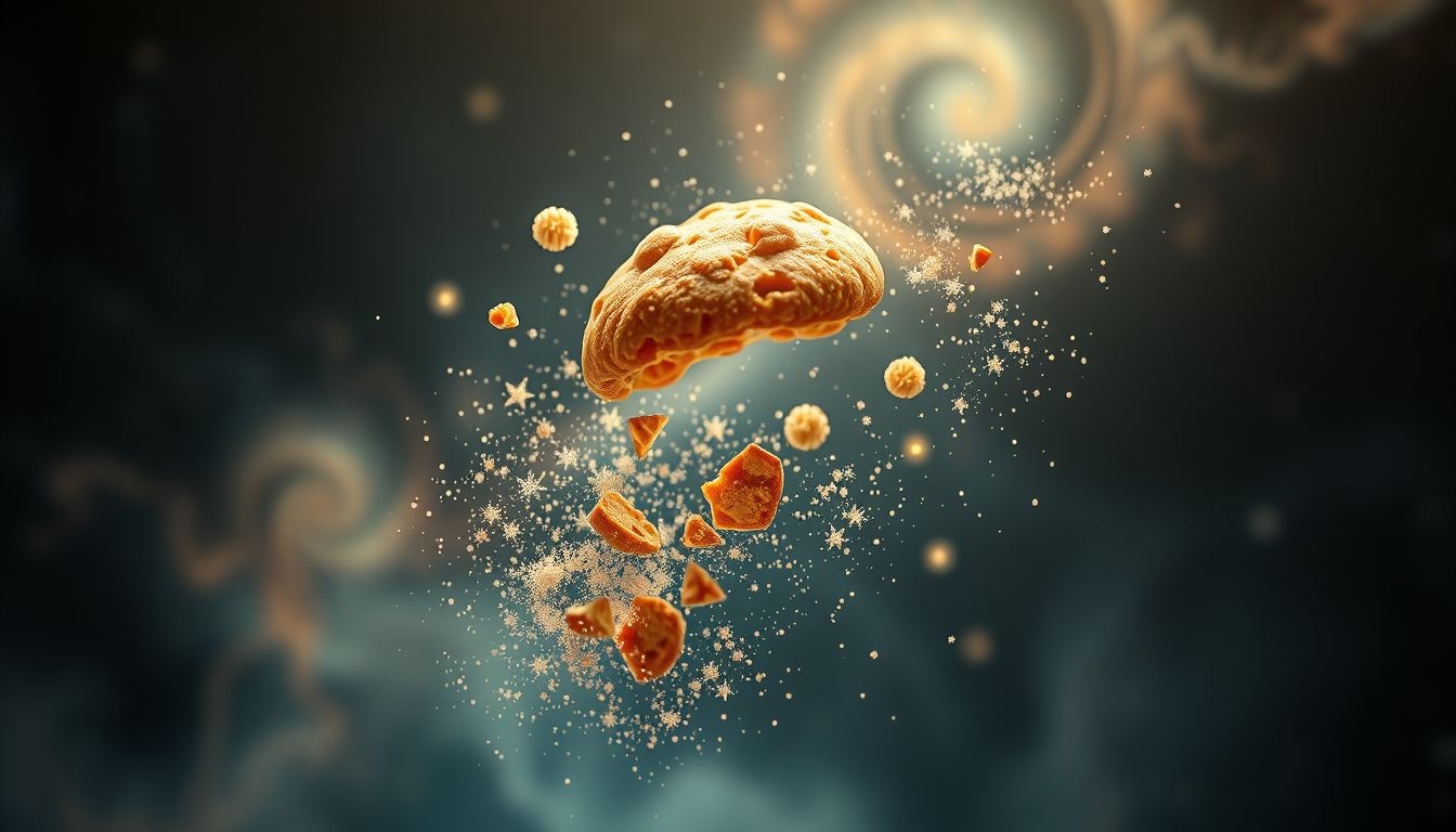 Dromen over breken van koekjes symboliseert gedeelde vreugde en verbondenheid.