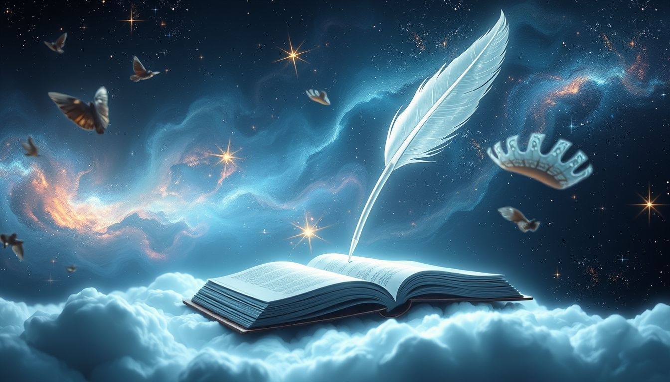 Dromen over een boek schrijven symboliseert creatieve zelfexpressie en ambitie.