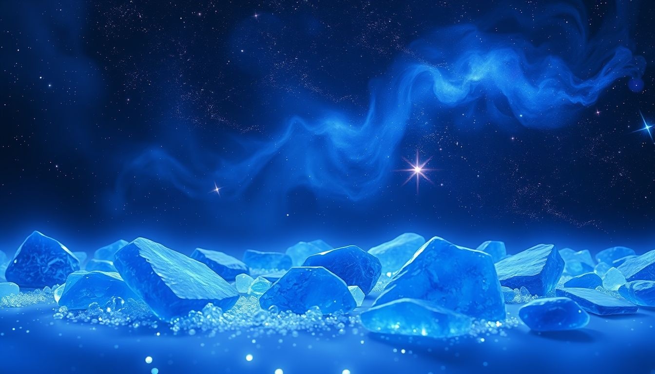 Dromen over sodaliet symboliseert vaak innerlijke rust en helderheid.