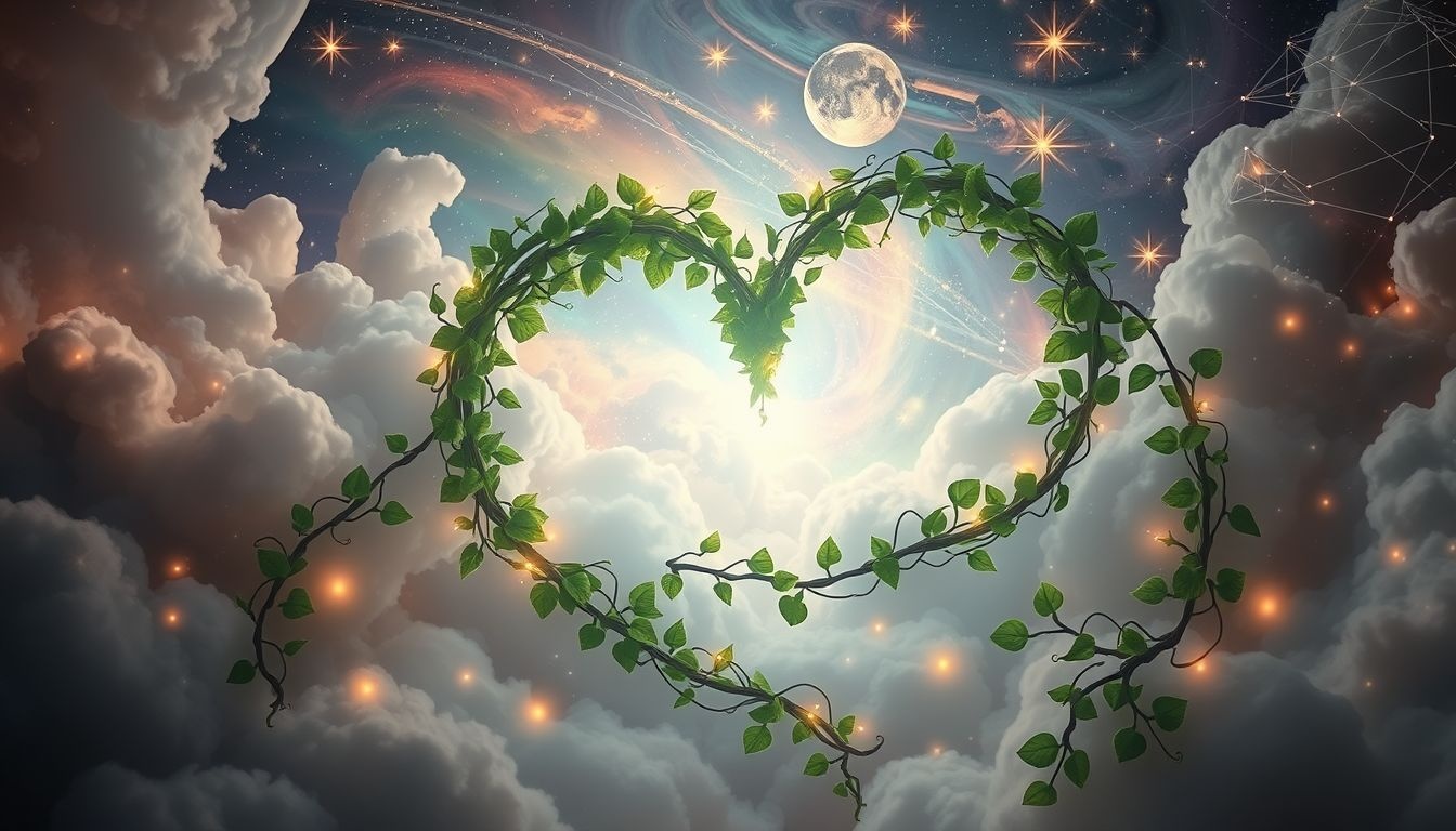 Dromen over klimop symboliseert vaak eeuwige liefde en verbondenheid.