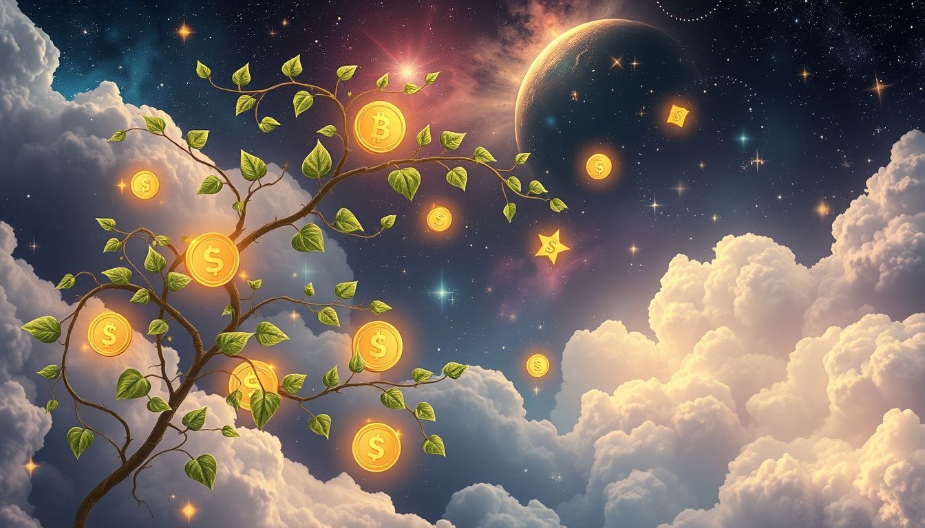 Dromen over klimop symboliseert vaak groei en financiële stabiliteit.