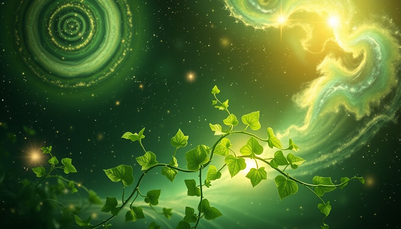 Dromen over klimop symboliseert vaak groei en veerkracht in het leven.