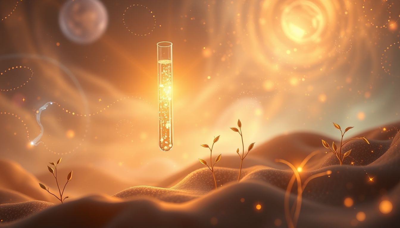 Dromen over reageerbuizen symboliseren vaak hoop op genezing.