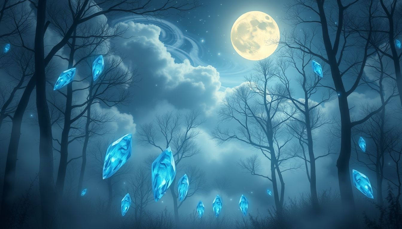 Dromen over sodaliet in een bos symboliseren innerlijke rust en inzicht.