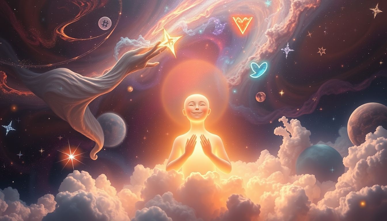 Een lachende decaan symboliseert geruststelling en succesvolle begeleiding in dromen.