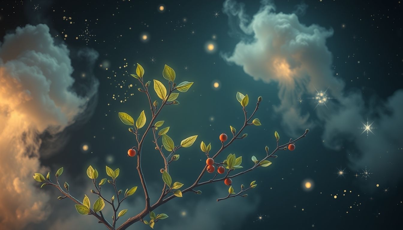 Dromen over maretak symboliseert vaak hoop en nieuwe verbindingen.