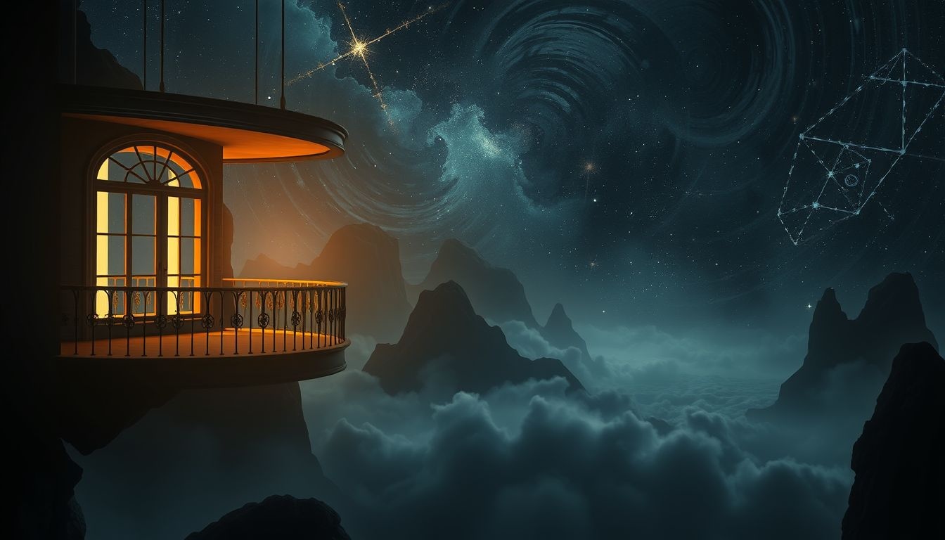 Een donkere veranda duidt vaak op verborgen angsten en onzekerheden.