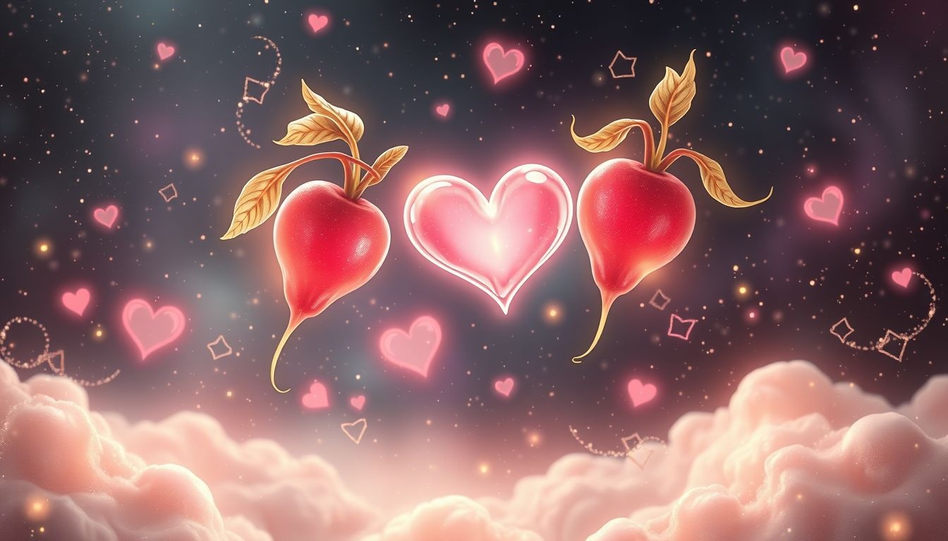 Dromen over radijs en liefde symboliseren onverwachte passie en groei.