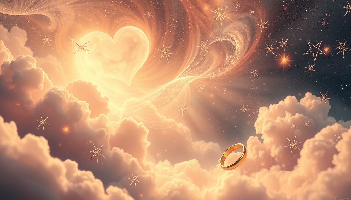 Een verloren gouden ring symboliseert vaak verloren liefde of trouw.