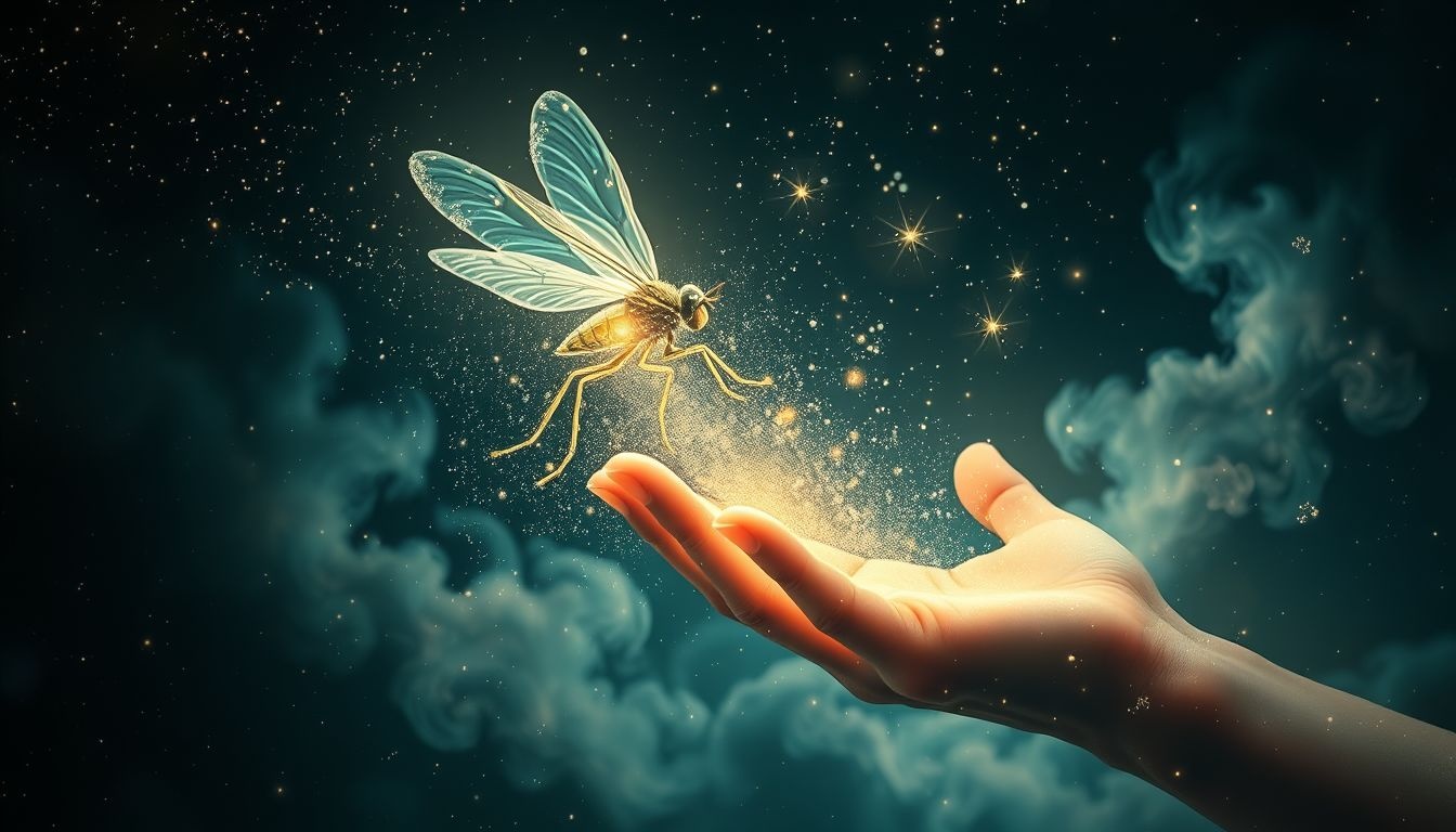 Een paardenvlieg doden symboliseert overwinning op irritaties en problemen.