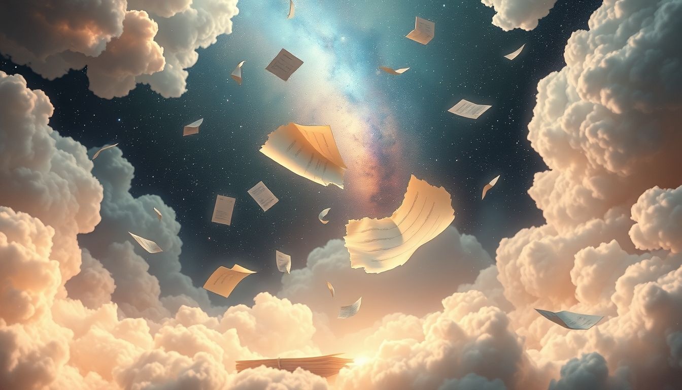 Dromen over verloren cursusmateriaal symboliseert vaak angst voor falen.