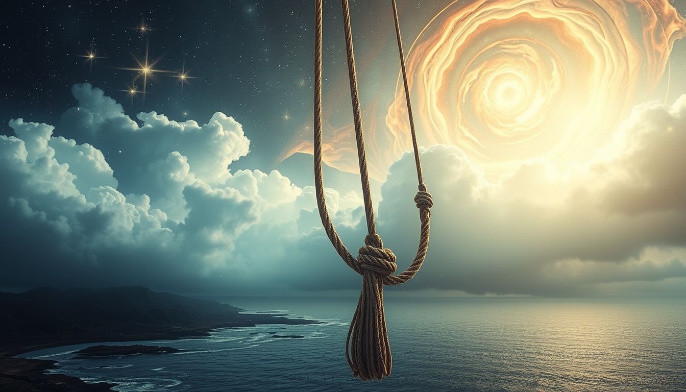 Dromen over tuigage op het strand symboliseren controle en vrijheid.