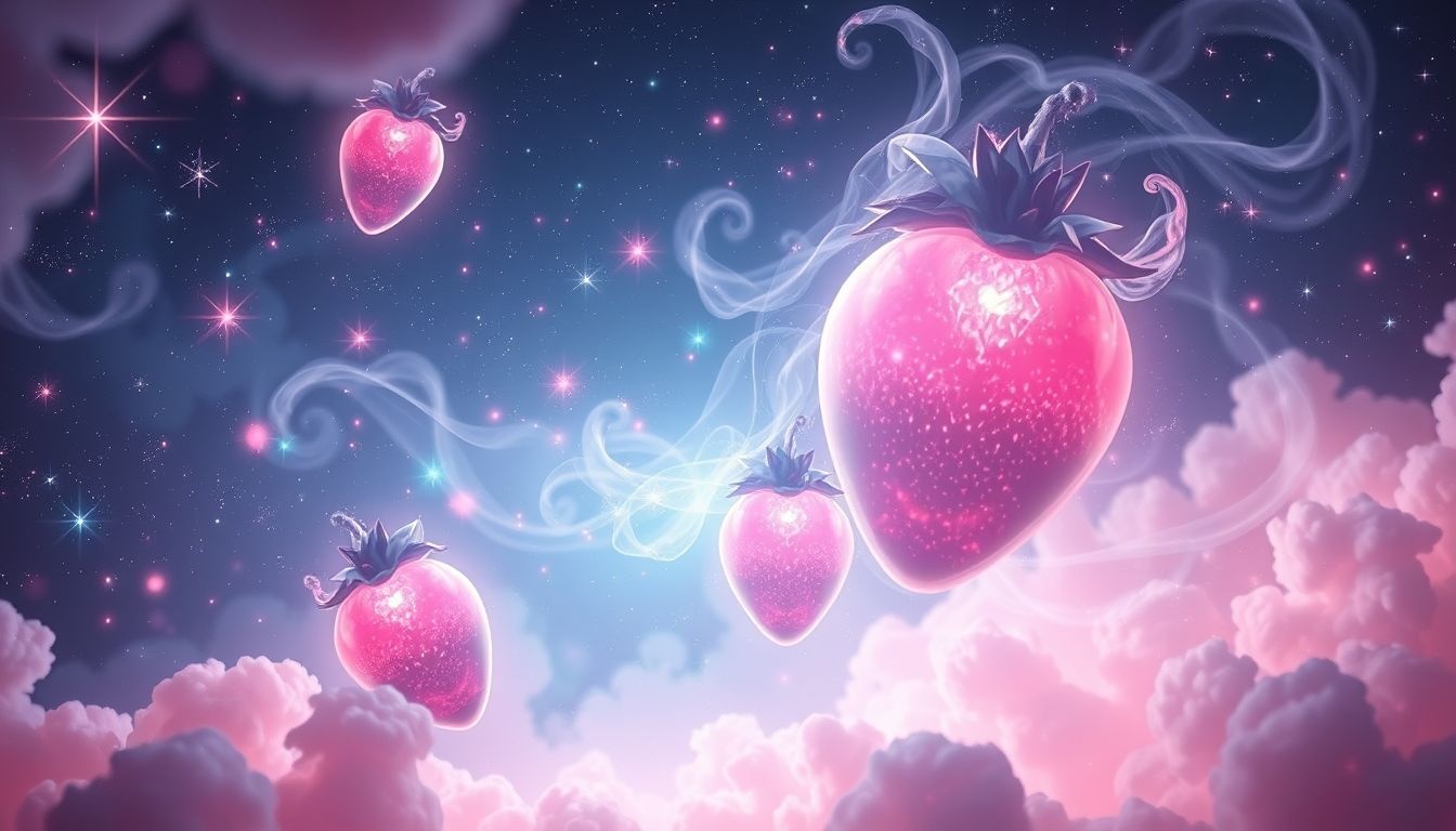 Het ruiken van zijdeaardbeien symboliseert verlangen naar pure verleiding.