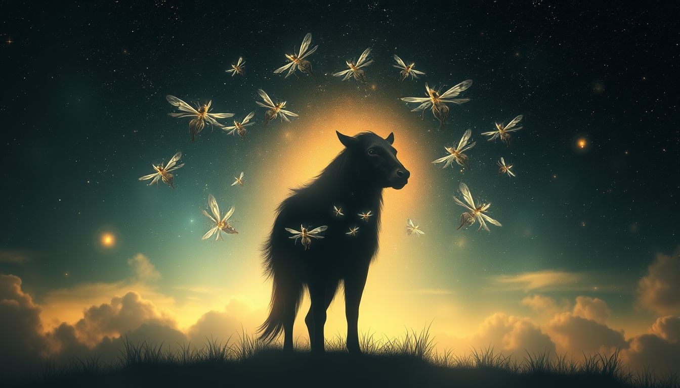 Een paardenvlieg in droom symboliseert hinderlijke problemen of irritaties.