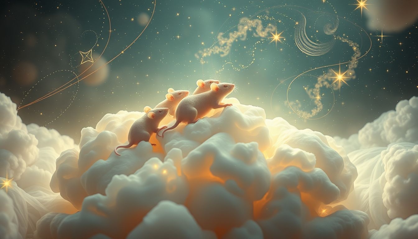 Dromen over knaagdieren in bed symboliseert verborgen zorgen en onrust.