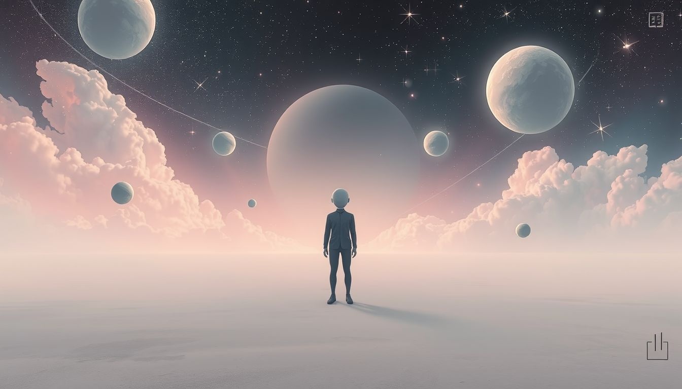 Een gezichtsloze persoon symboliseert vaak onbekende angsten of onzekerheden.