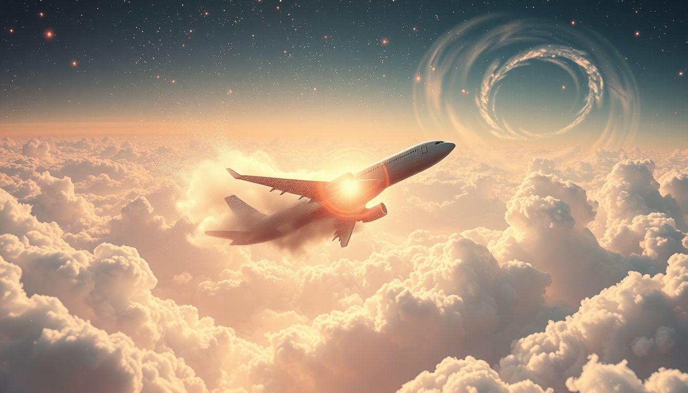 Een landende vlucht symboliseert onzekerheid en verlies van controle.