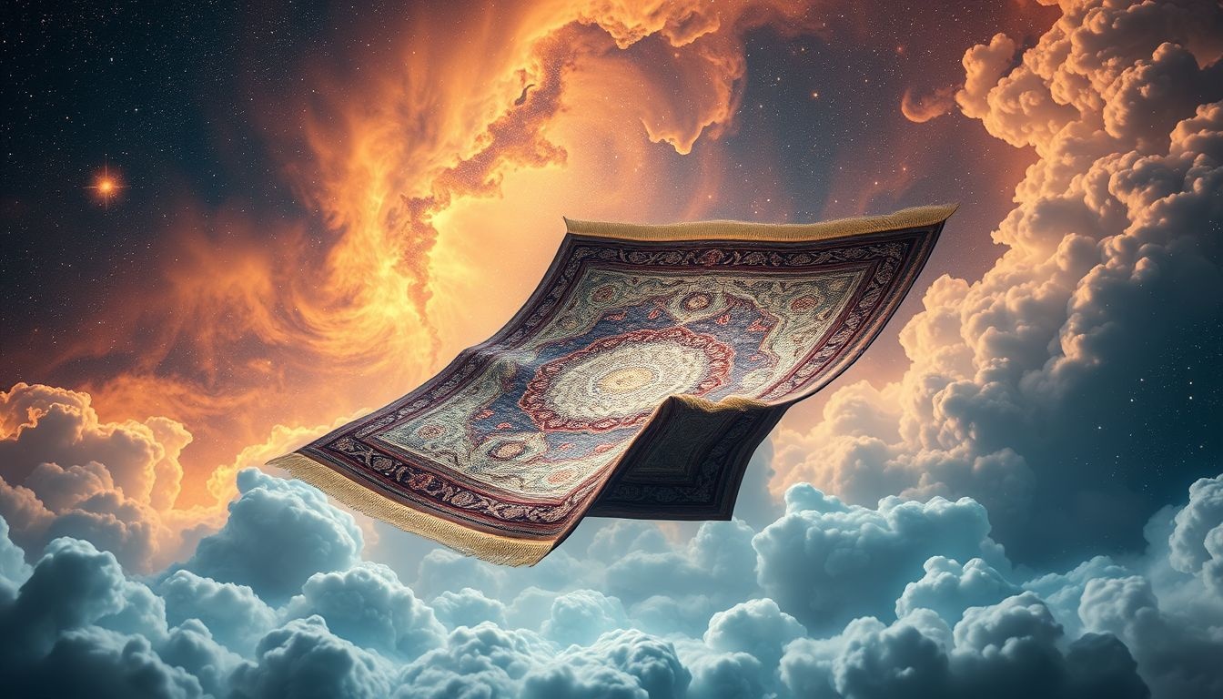 Droom 34 symboliseert harmonie en elegantie via Perzisch tapijt.