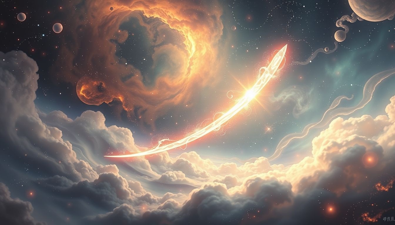 Een samurai-zwaard vinden symboliseert kracht en innerlijke discipline.