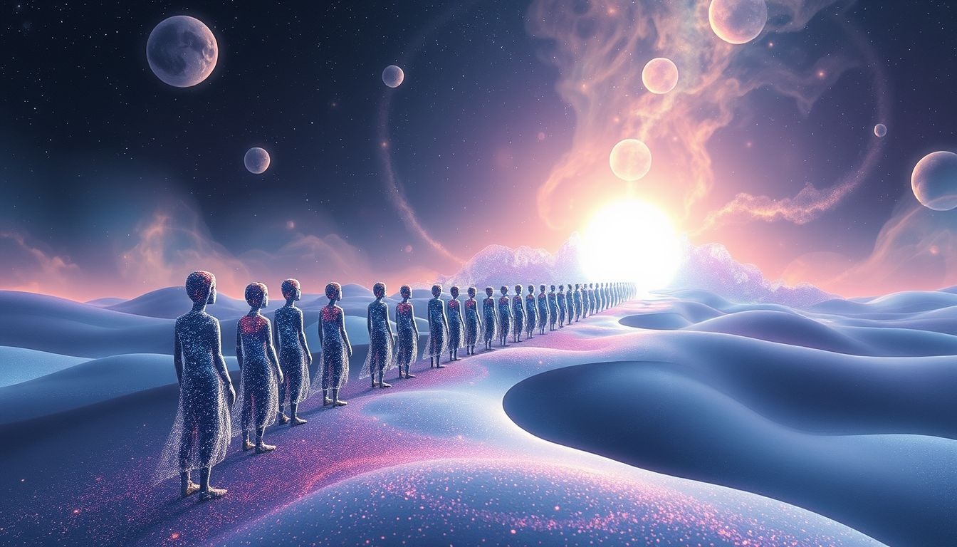 Dromen over in de rij staan symboliseert geduld en wachten op kansen.