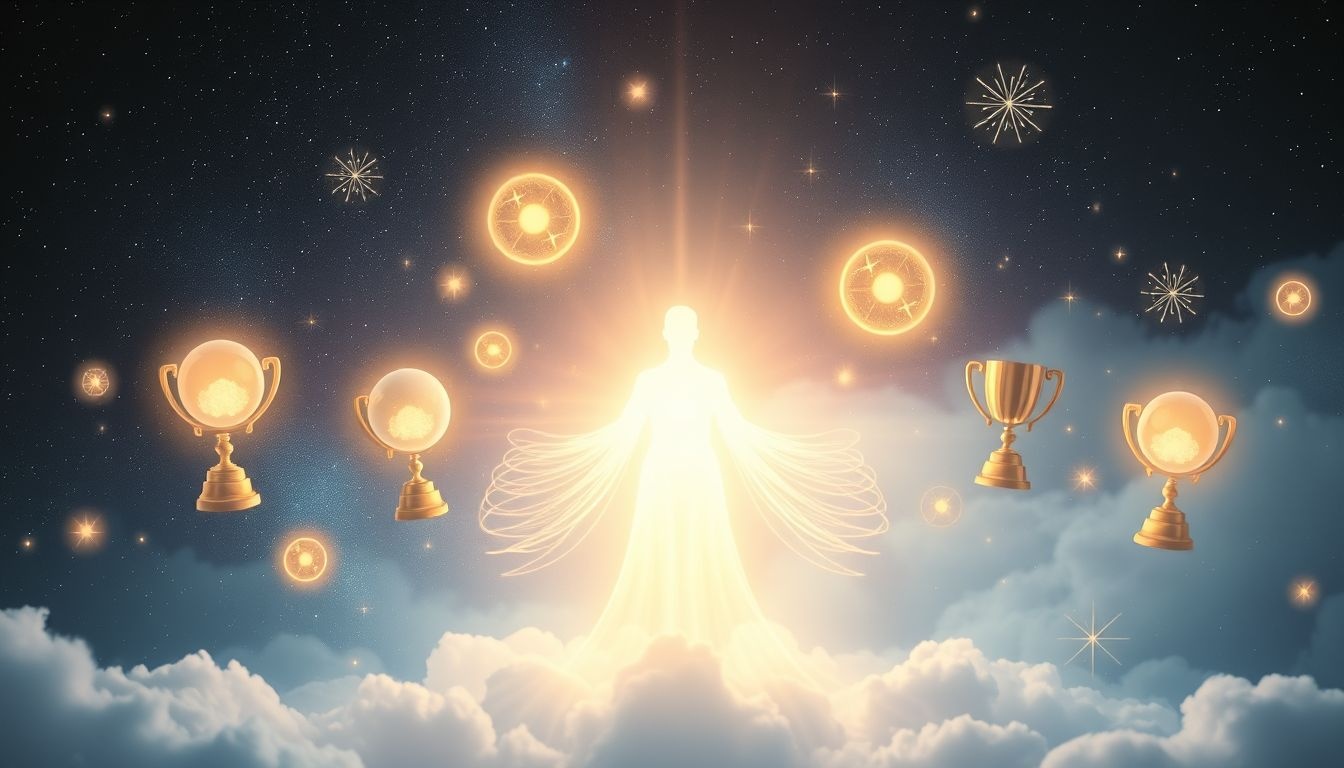 Dromen over felicitaties symboliseren vaak innerlijke erkenning en succes.