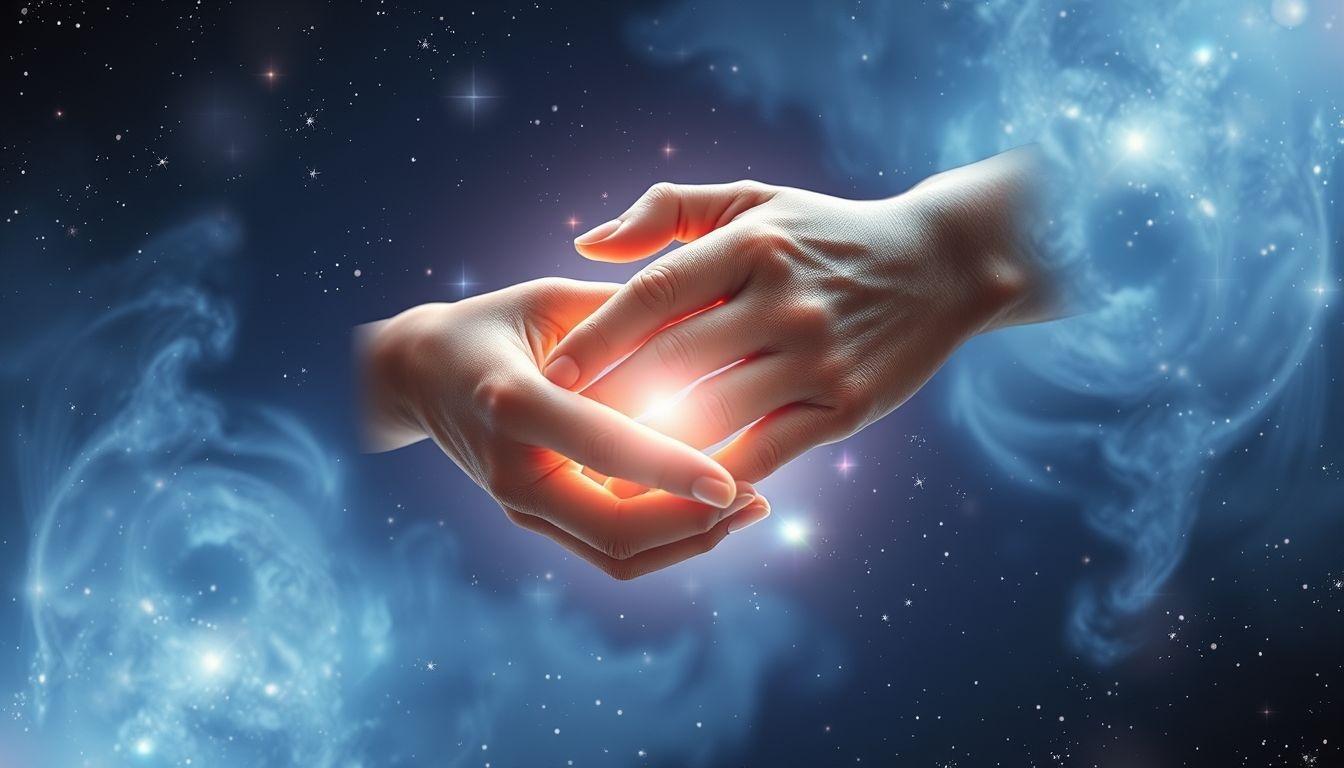 Een handdruk met een oudere symboliseert wijsheid en respect.