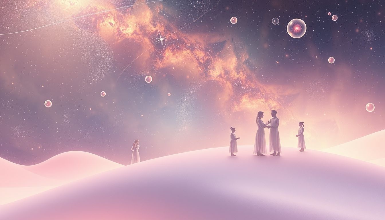 Een drukke helling symboliseert complexe sociale dynamiek en verbondenheid.