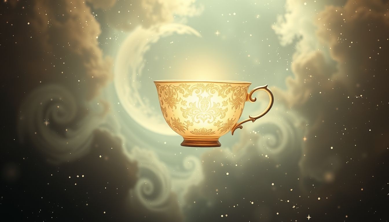 Een oud theekopje symboliseert nostalgie en verloren verbondenheid in dromen.