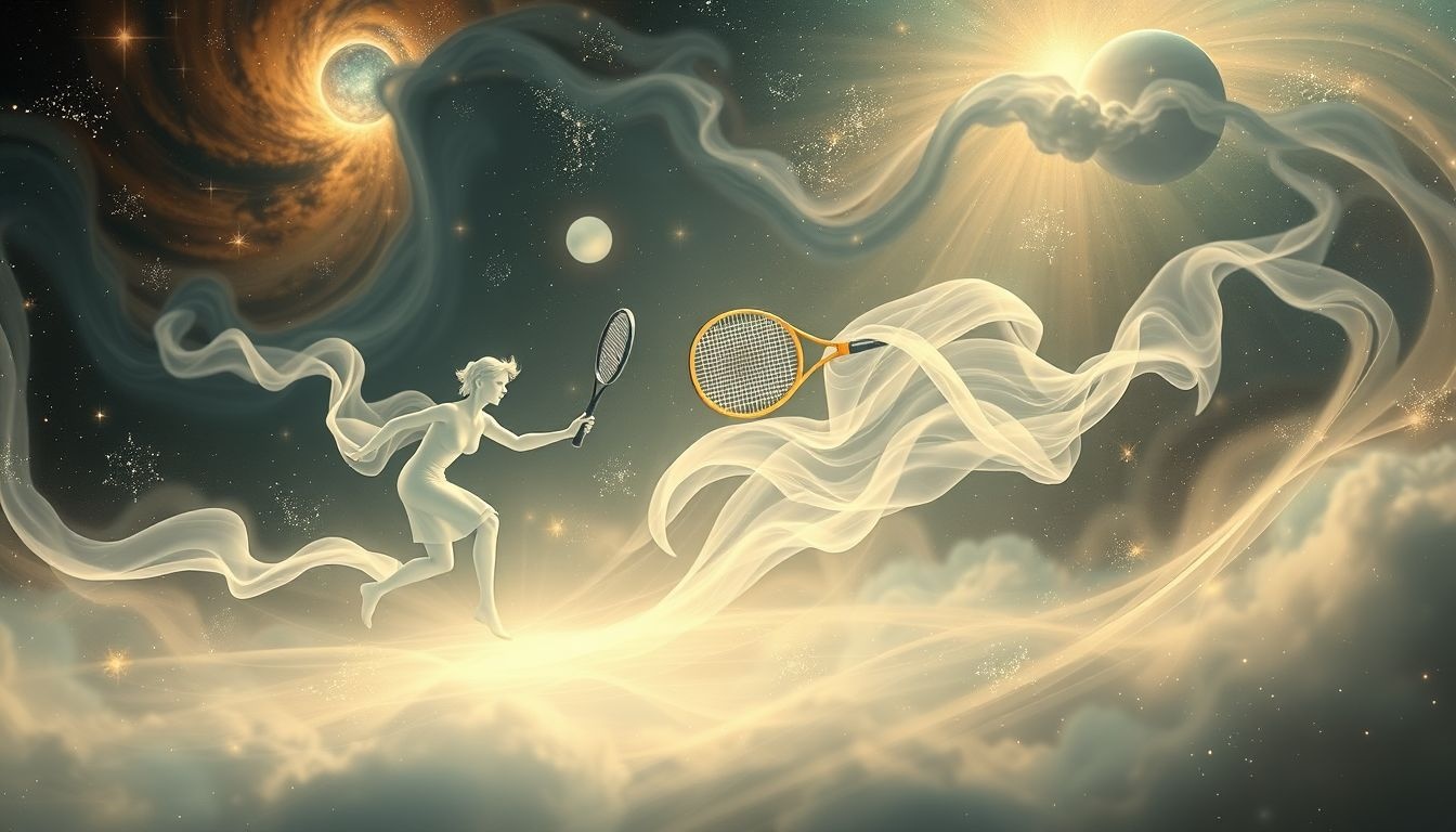 Dromen over grastennis symboliseren vaak harmonie en persoonlijke groei.