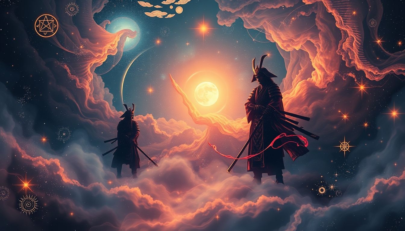 Samurai-dromen symboliseren moed en innerlijke strijd om te overwinnen.