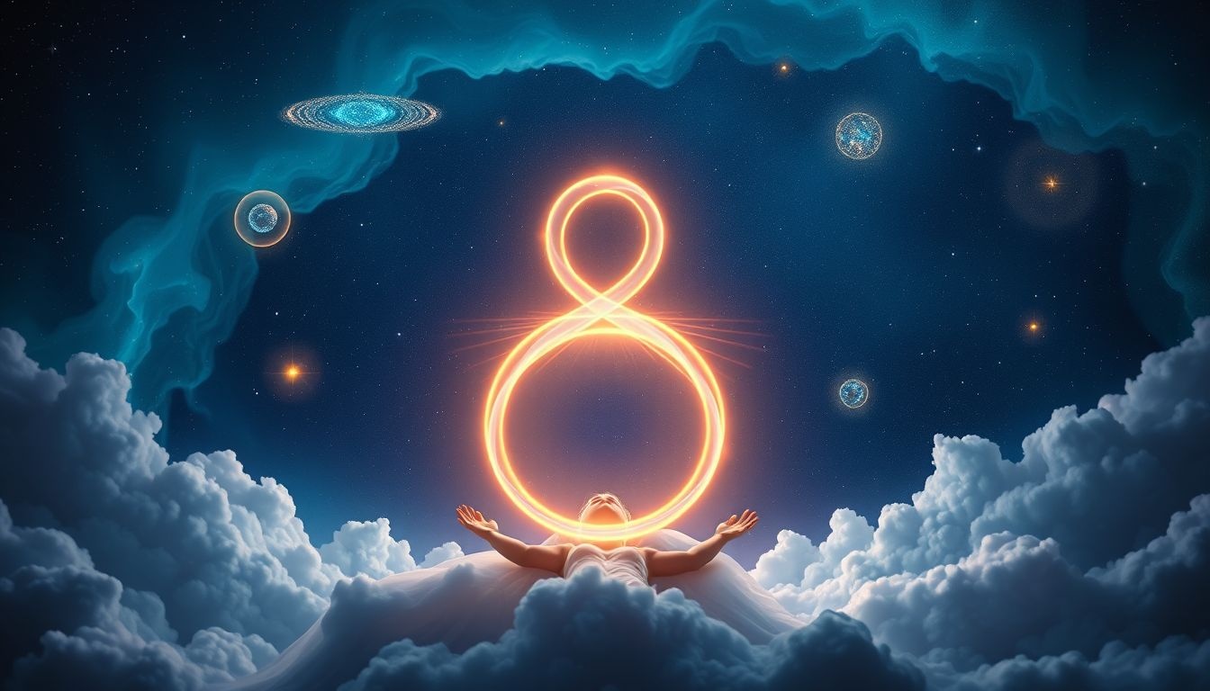 Het cijfer acht symboliseert oneindige harmonie en innerlijke balans.