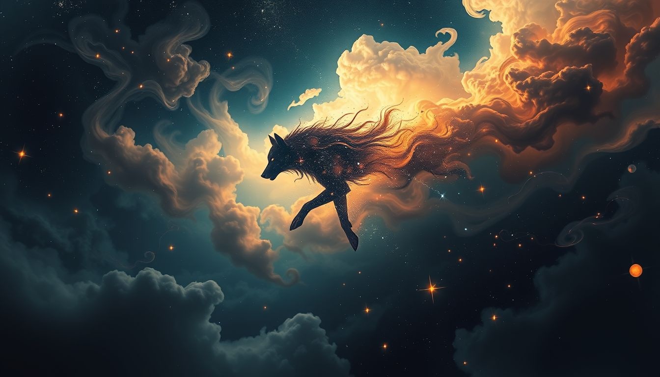 Achtervolgd worden door een weerwolf symboliseert innerlijke angsten en conflicten.