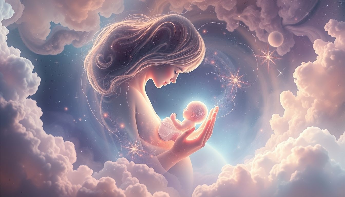 Dromen over kraamtijd symboliseren nieuwe beginnen en verzorging.