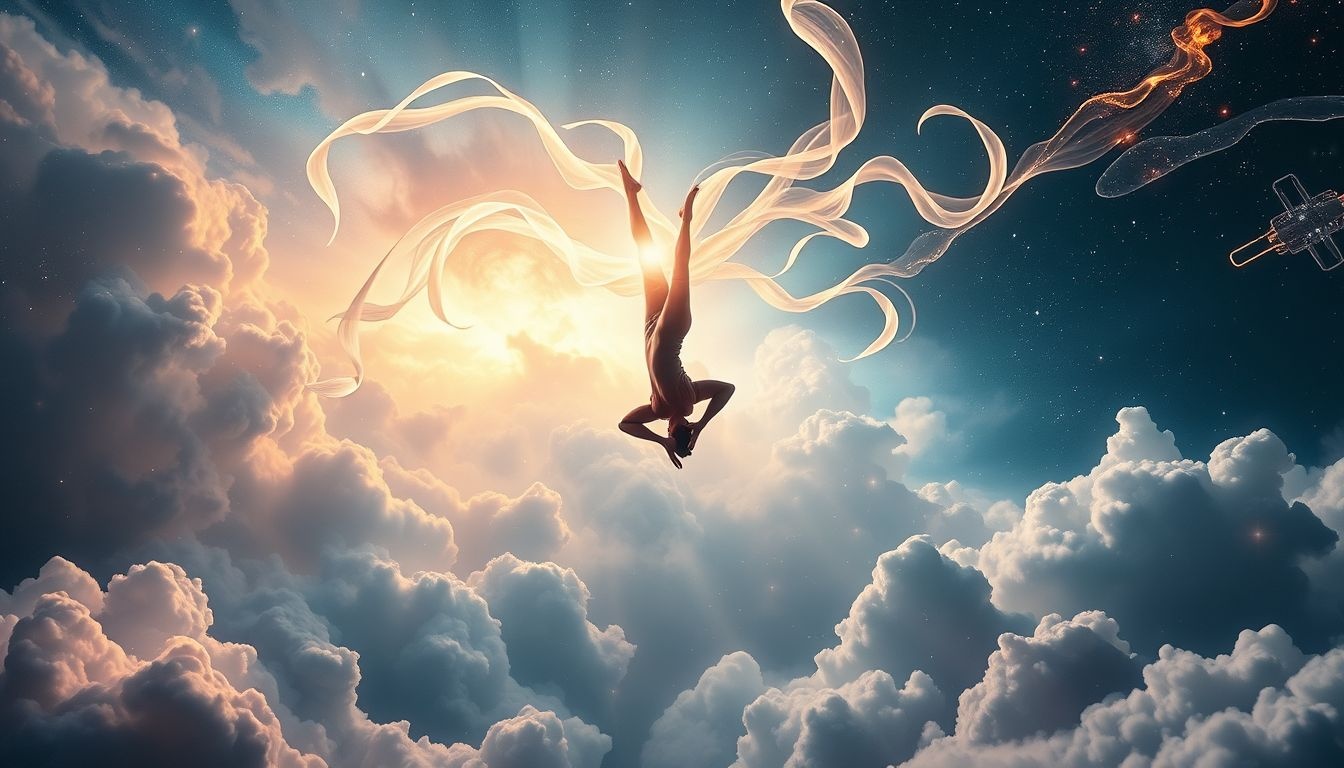 Het perfectioneren van de backflip radslag symboliseert zelfontwikkeling en moed.