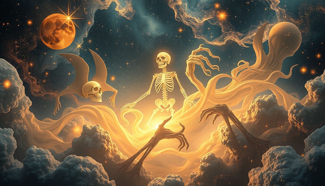 Dierlijke karkassen symboliseren vaak transformatie en loslaten in dromen.