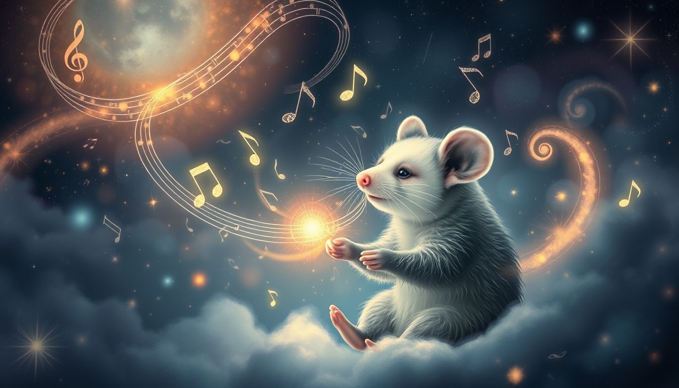 Dromen dat een opossum zingt symboliseert het uiten van innerlijke waarheid.
