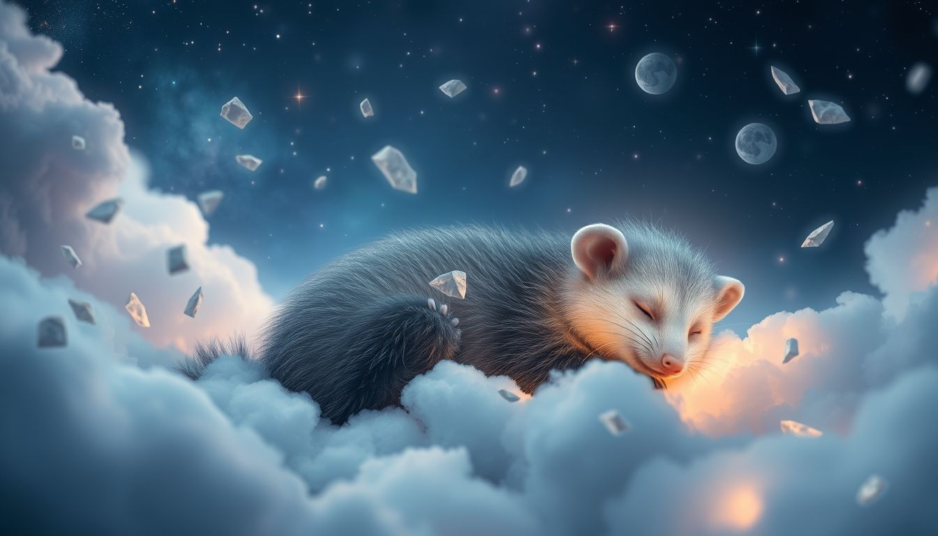 Dromen over een dode opossum symboliseert vaak bevrijding en herstel.