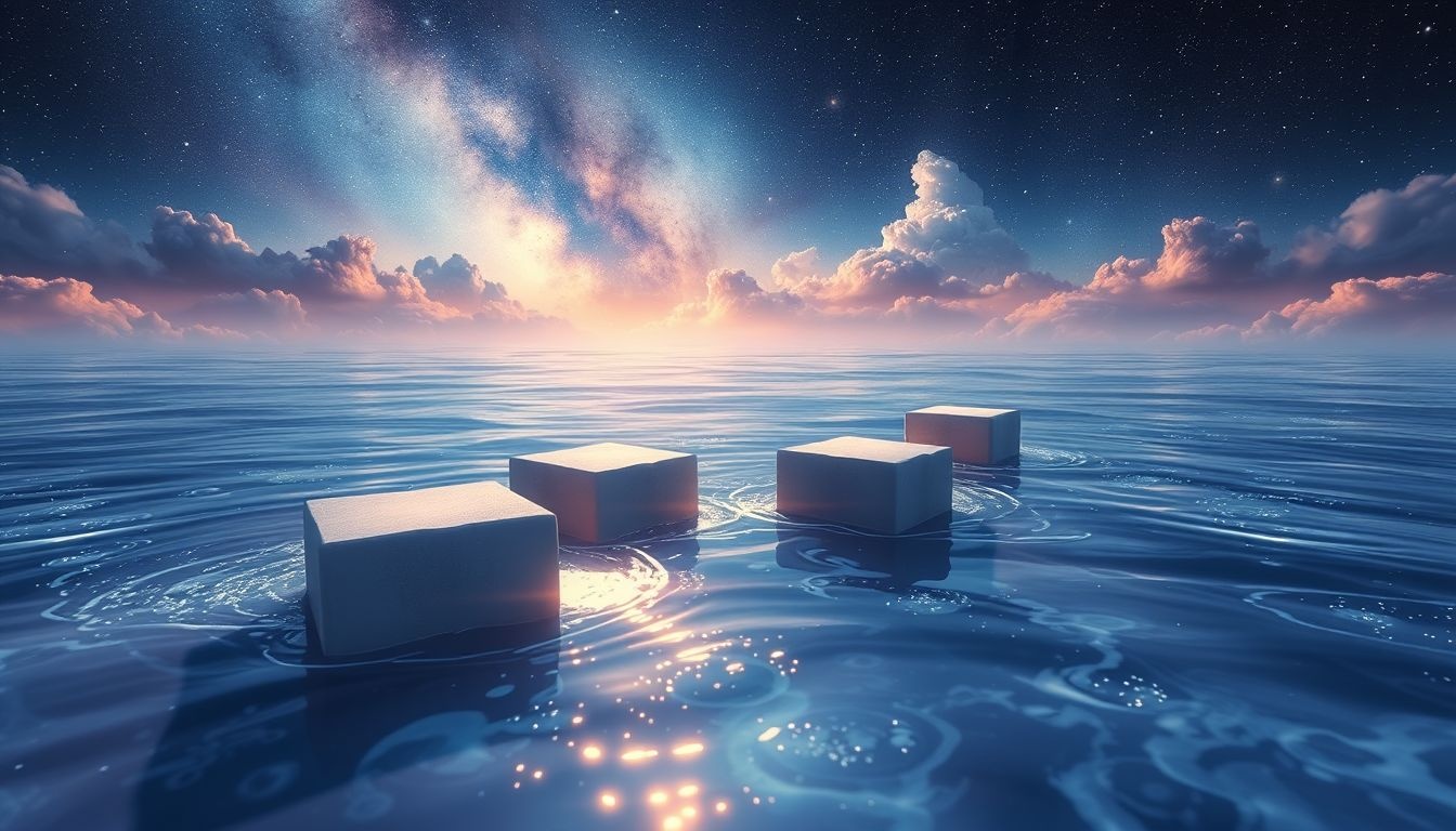 Dromen over bakstenen in water symboliseert emotionele stabiliteit die wankelt.