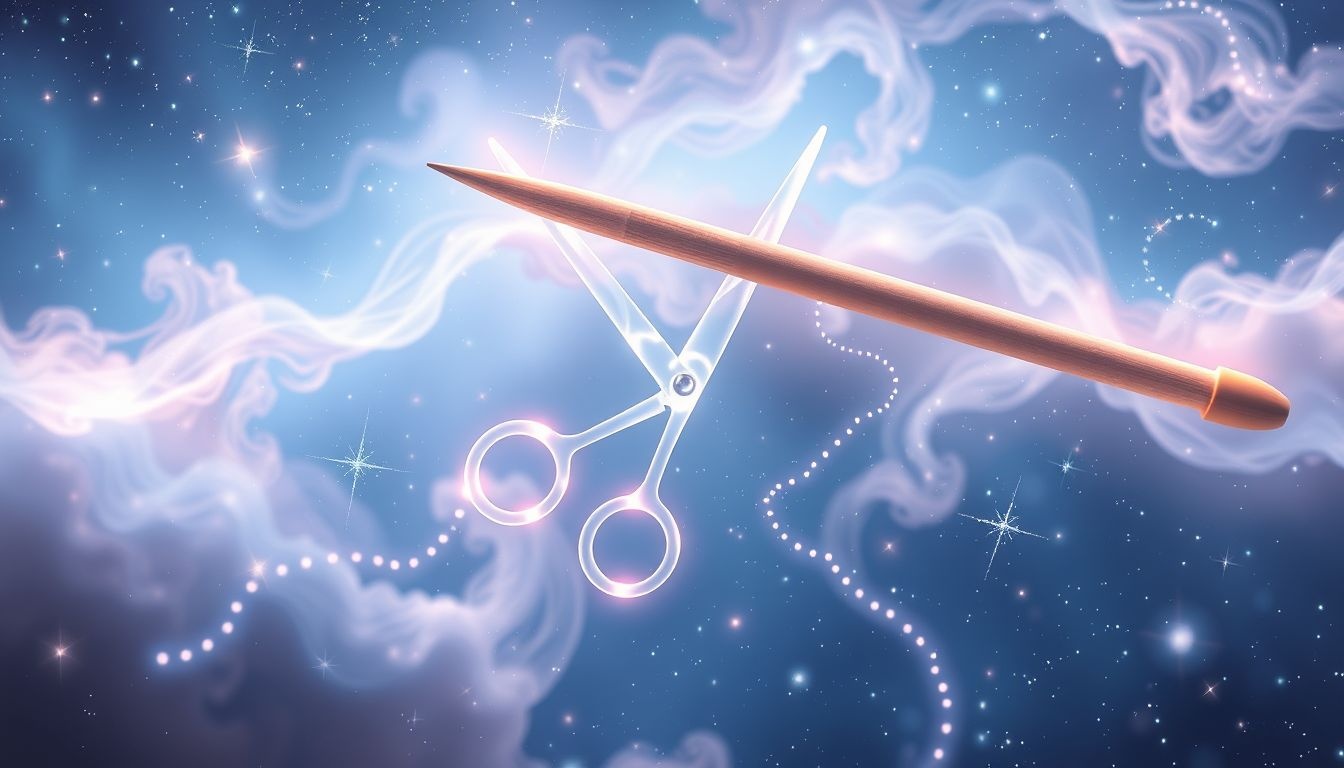 Dromen over breinaalden en scharen symboliseren creatieve transformatie en keuzes.