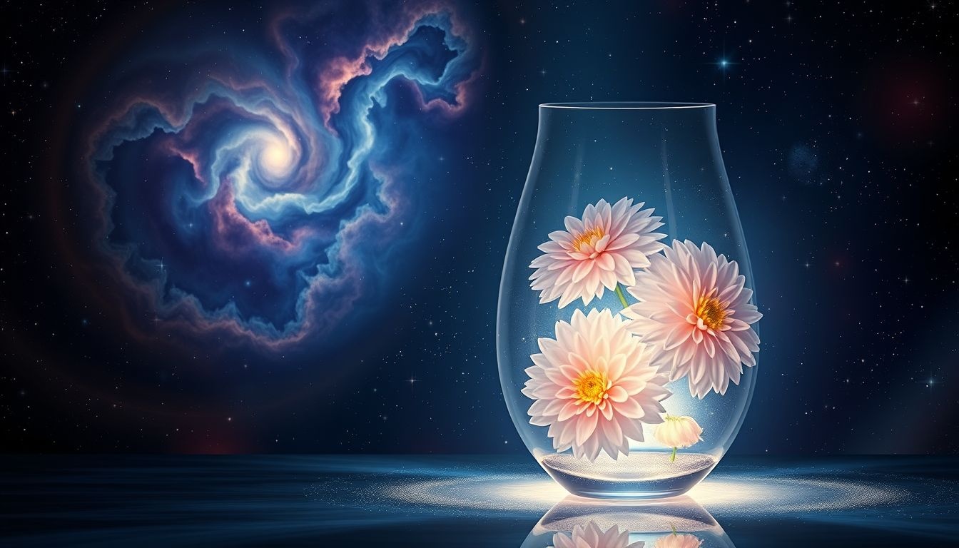 Dromen over dahlia's in een vaas symboliseren creatieve groei en schoonheid.