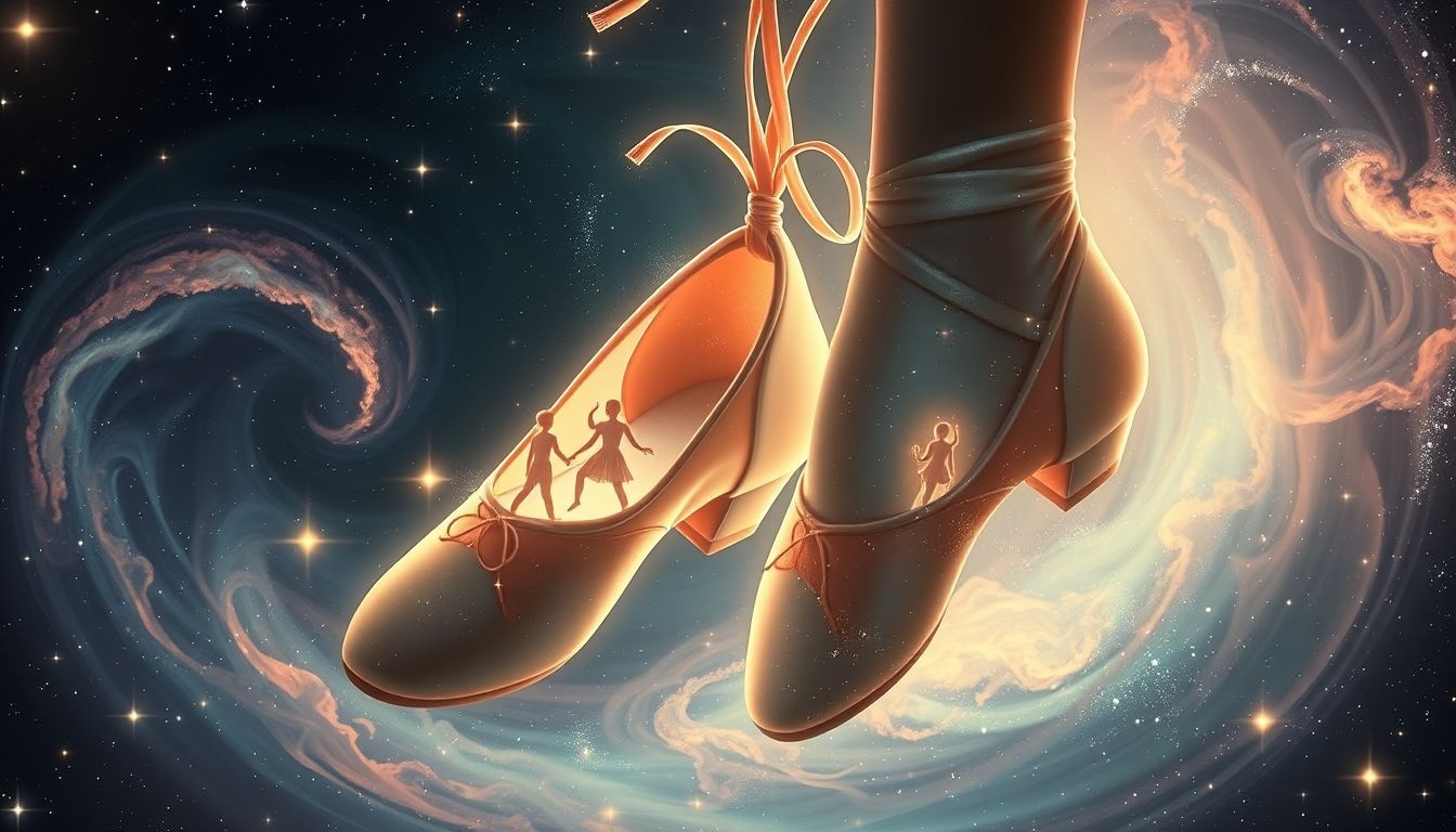 Dromen over te kleine dansschoenen symboliseert innerlijke beperkingen en frustratie.