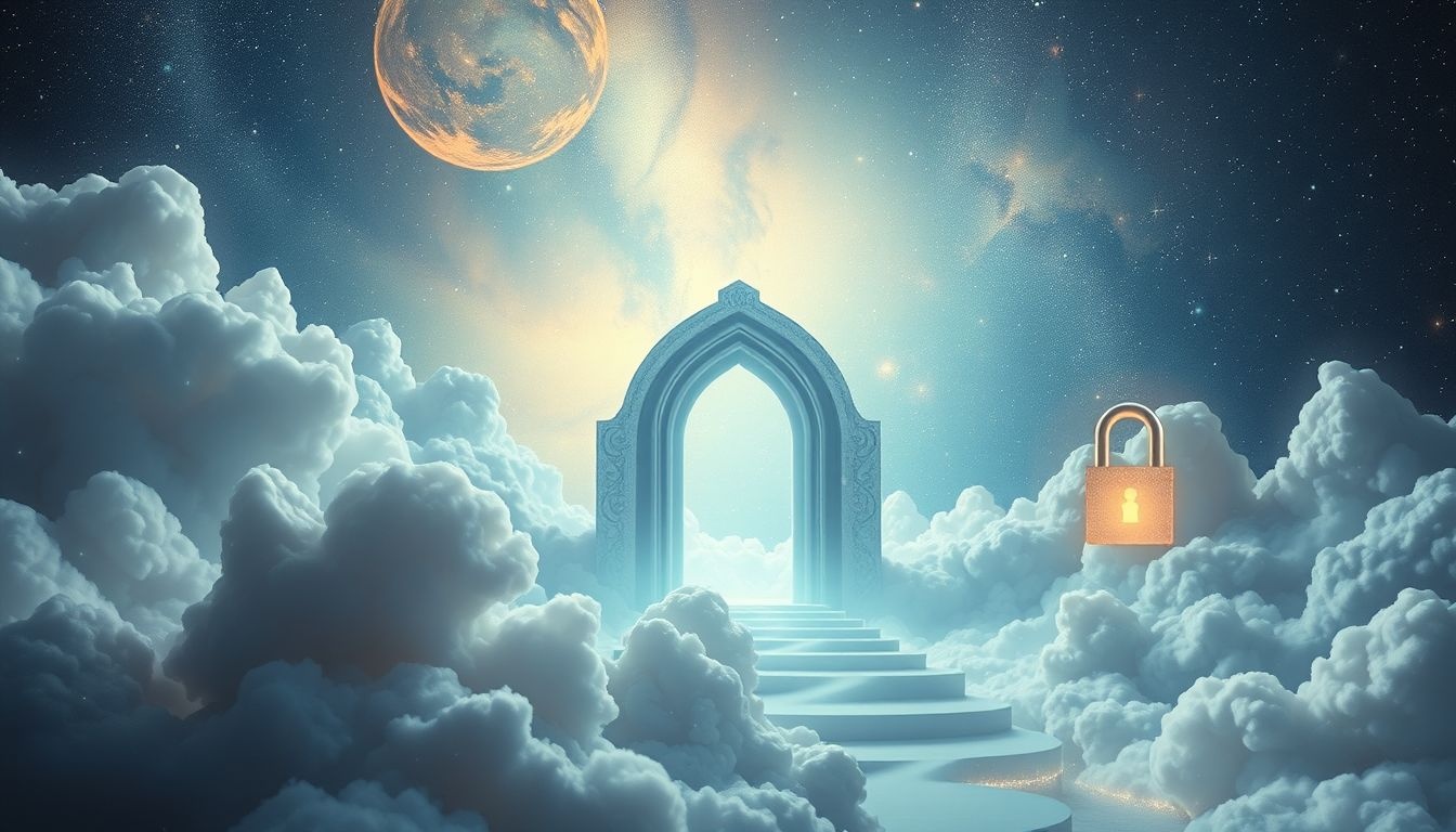 Dromen over achterdeuren bewaken symboliseert bescherming van verborgen gevoelens.